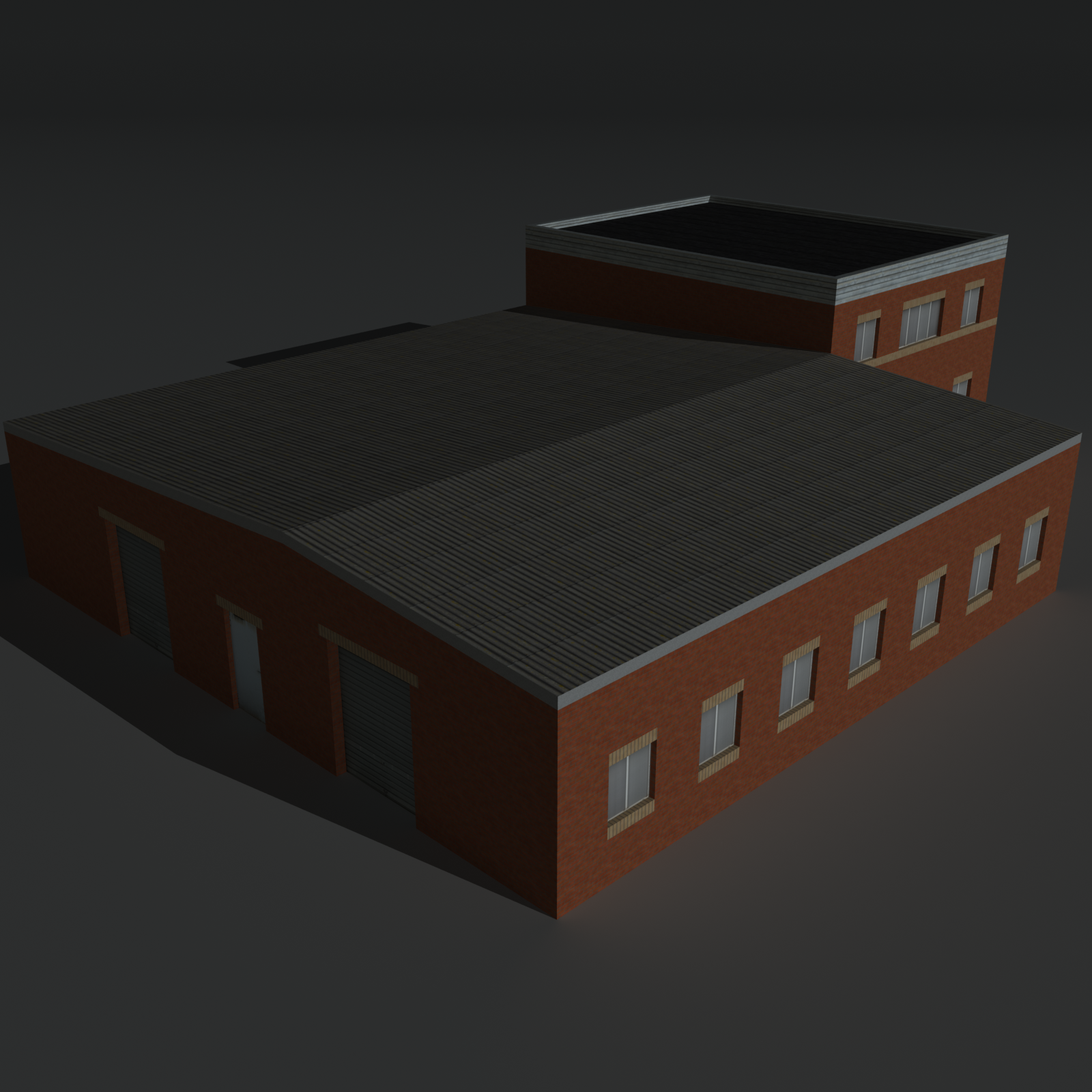 Low Poly Factory Building 23 - Extended Licence by N/A