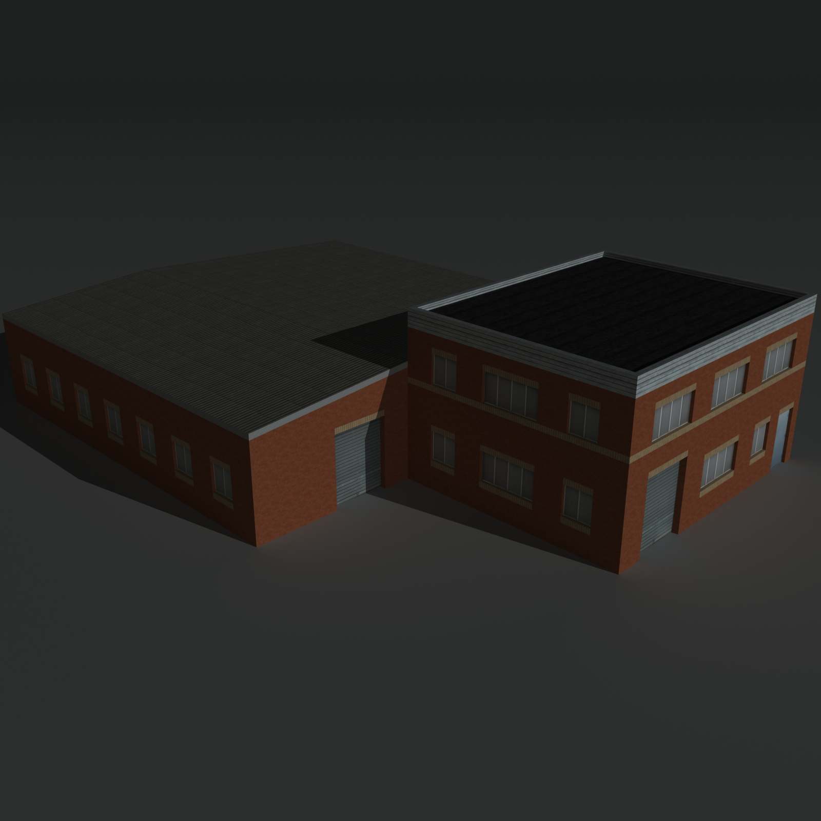 Low Poly Factory Building 23 - Extended Licence by N/A