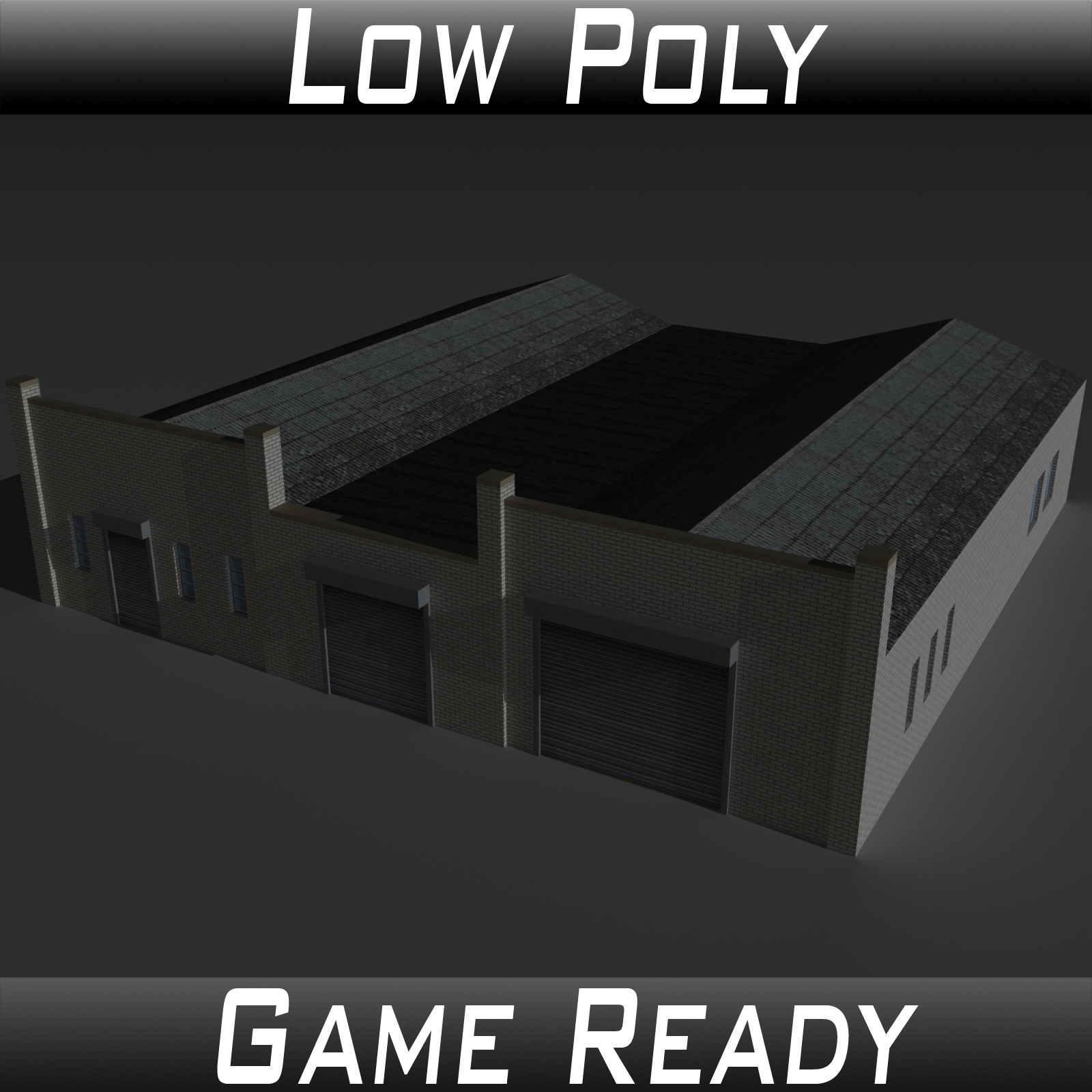 Low Poly Factory Building 24 - Extended Licence by N/A