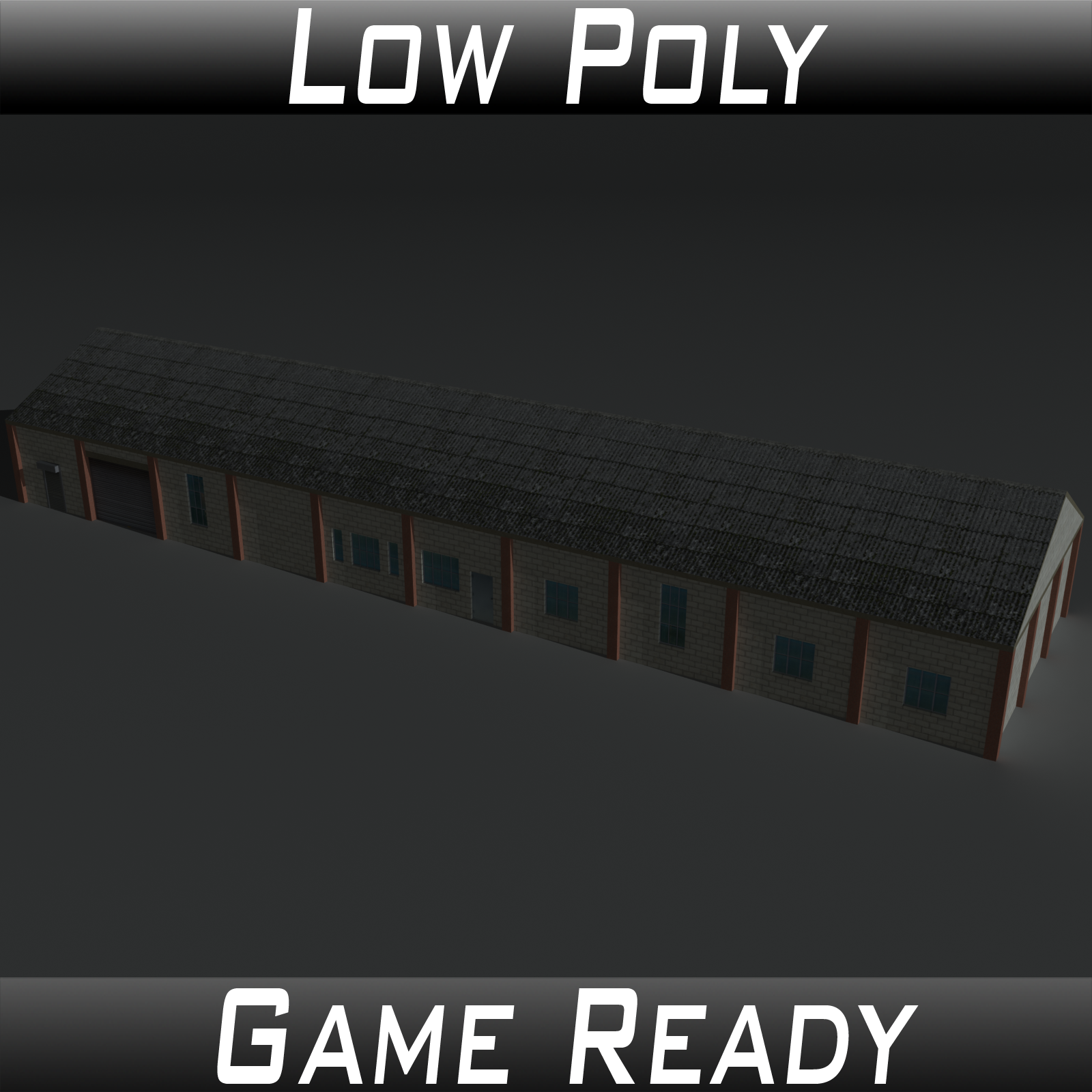 Low Poly Factory Building 29 - Extended Licence by N/A