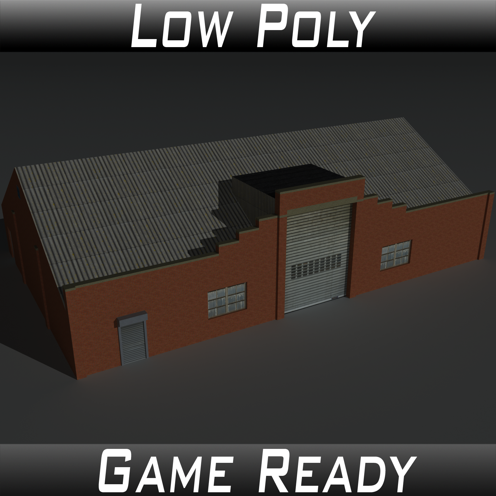 Low Poly Factory Building 30 - Extended Licence by N/A