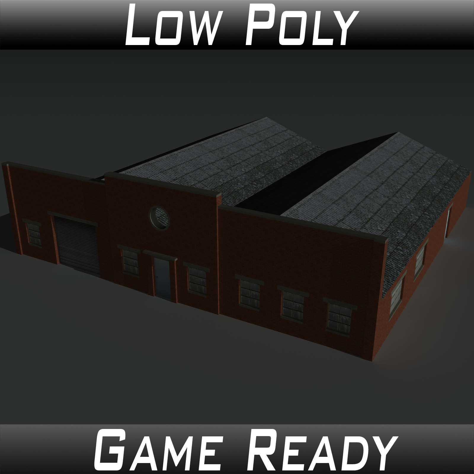 Low Poly Factory Building 31 - Extended Licence by N/A