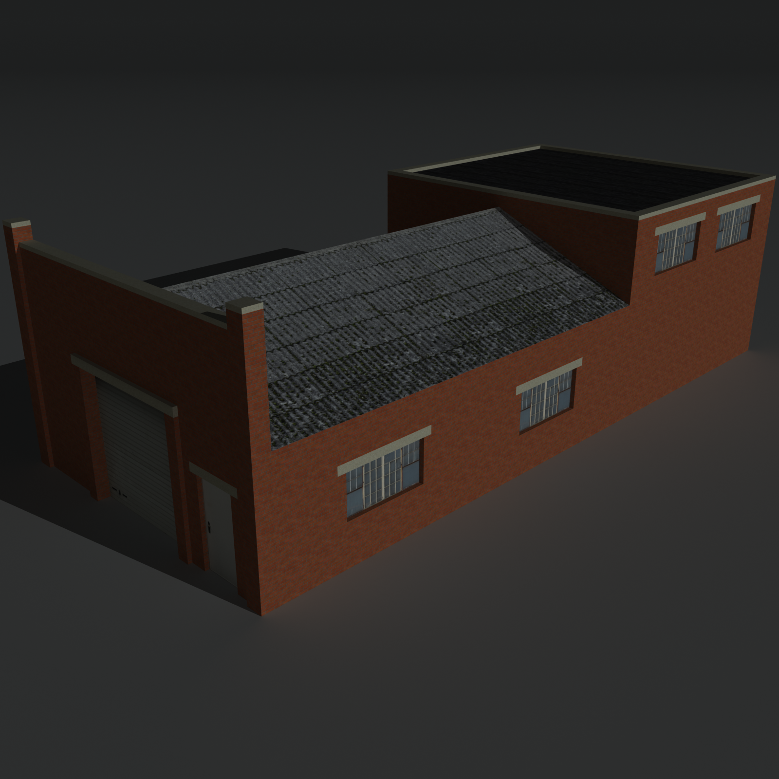 Low Poly Factory Building 32 - Extended Licence by N/A
