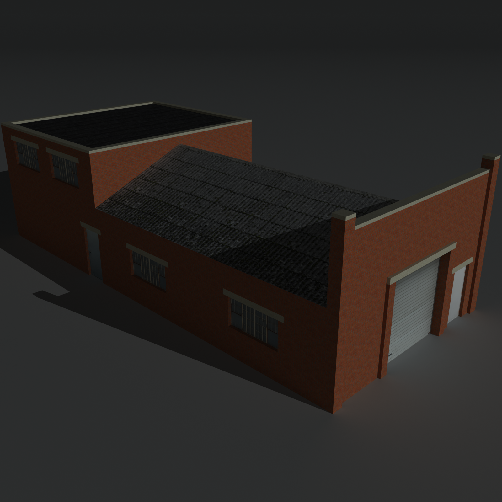 Low Poly Factory Building 32 - Extended Licence by N/A
