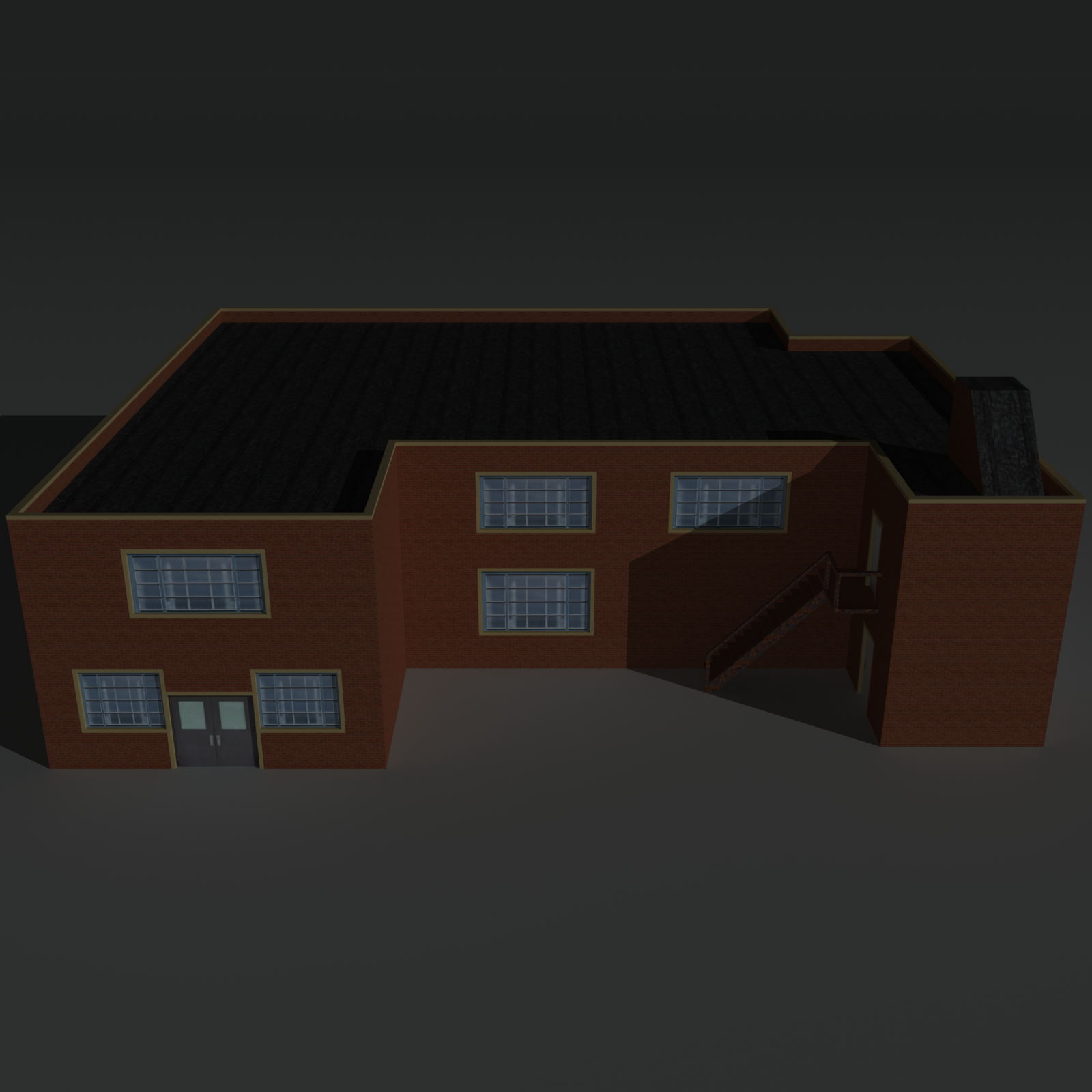 Low Poly Factory Building 33 - Extended Licence by N/A