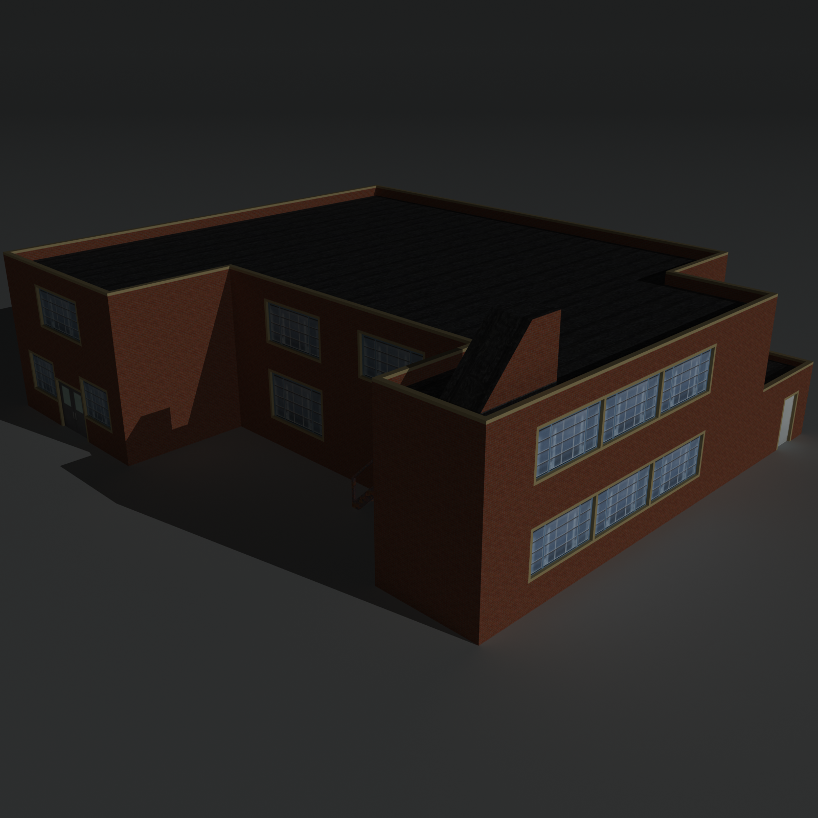 Low Poly Factory Building 33 - Extended Licence by N/A