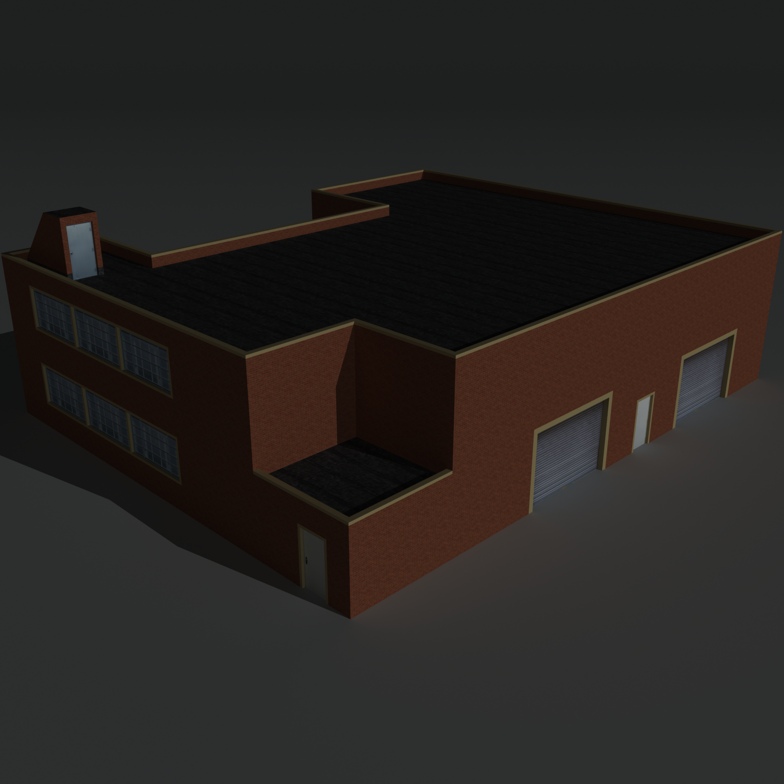 Low Poly Factory Building 33 - Extended Licence by N/A