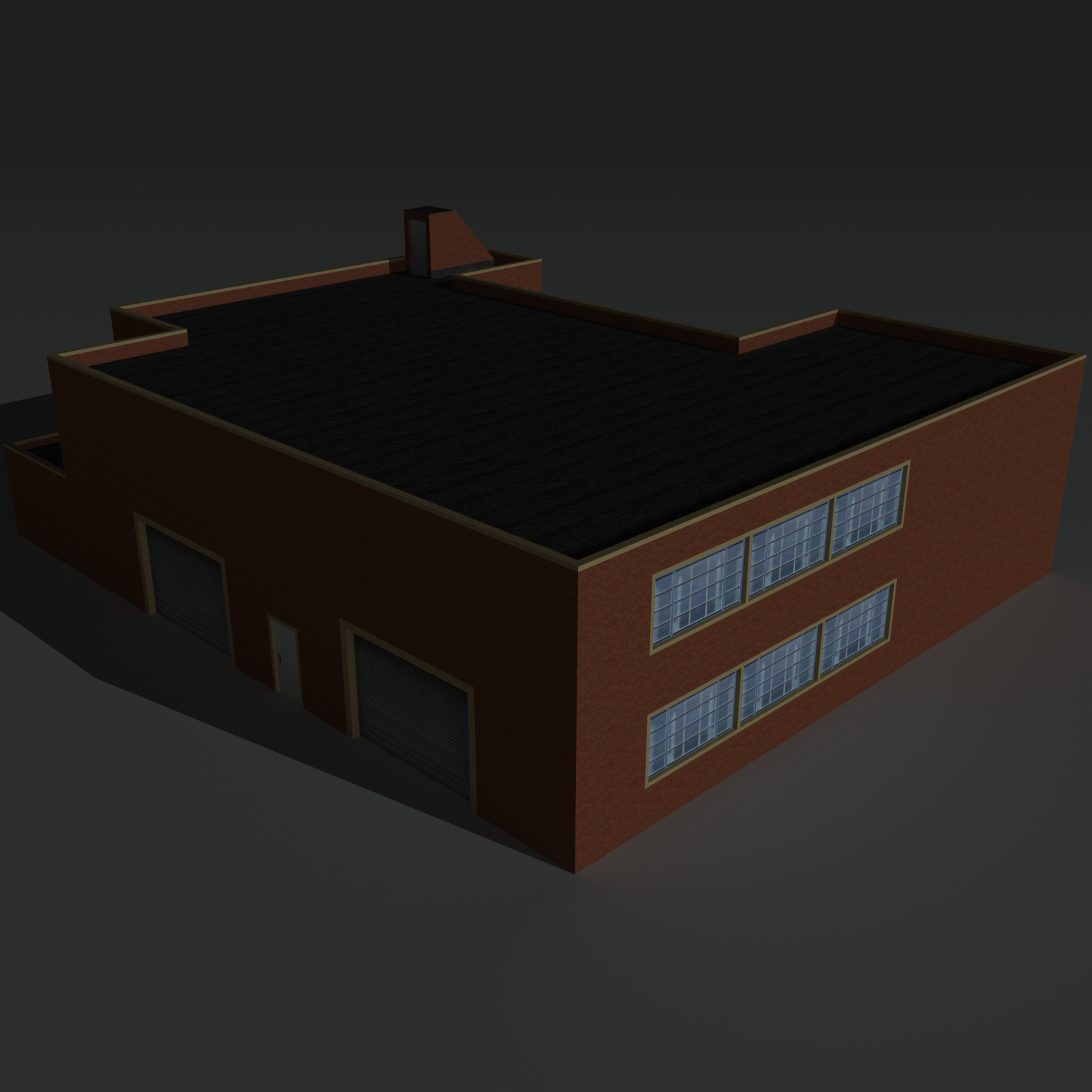 Low Poly Factory Building 33 - Extended Licence by N/A