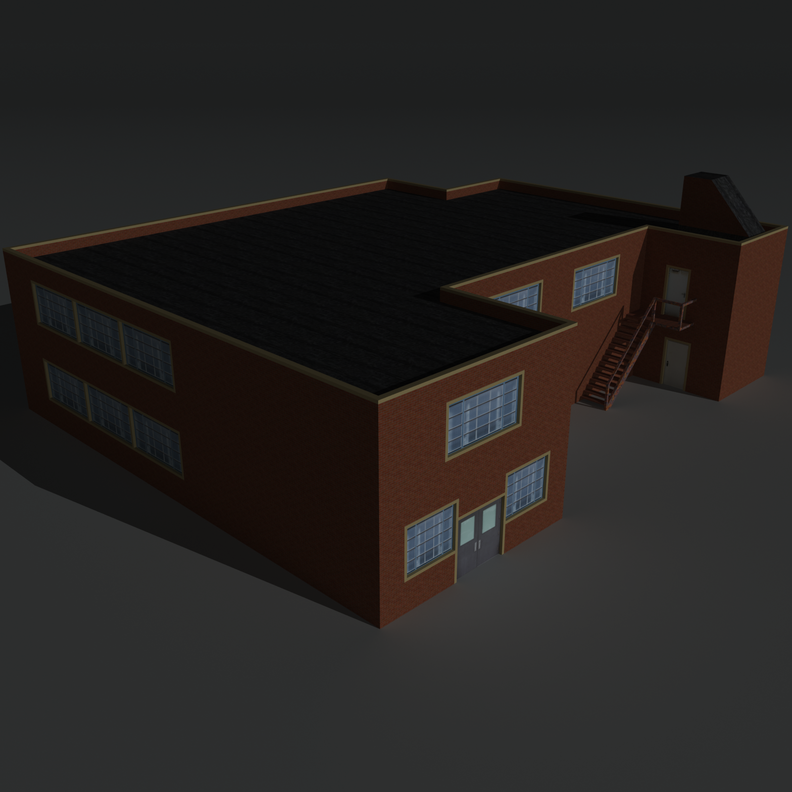Low Poly Factory Building 33 - Extended Licence by N/A