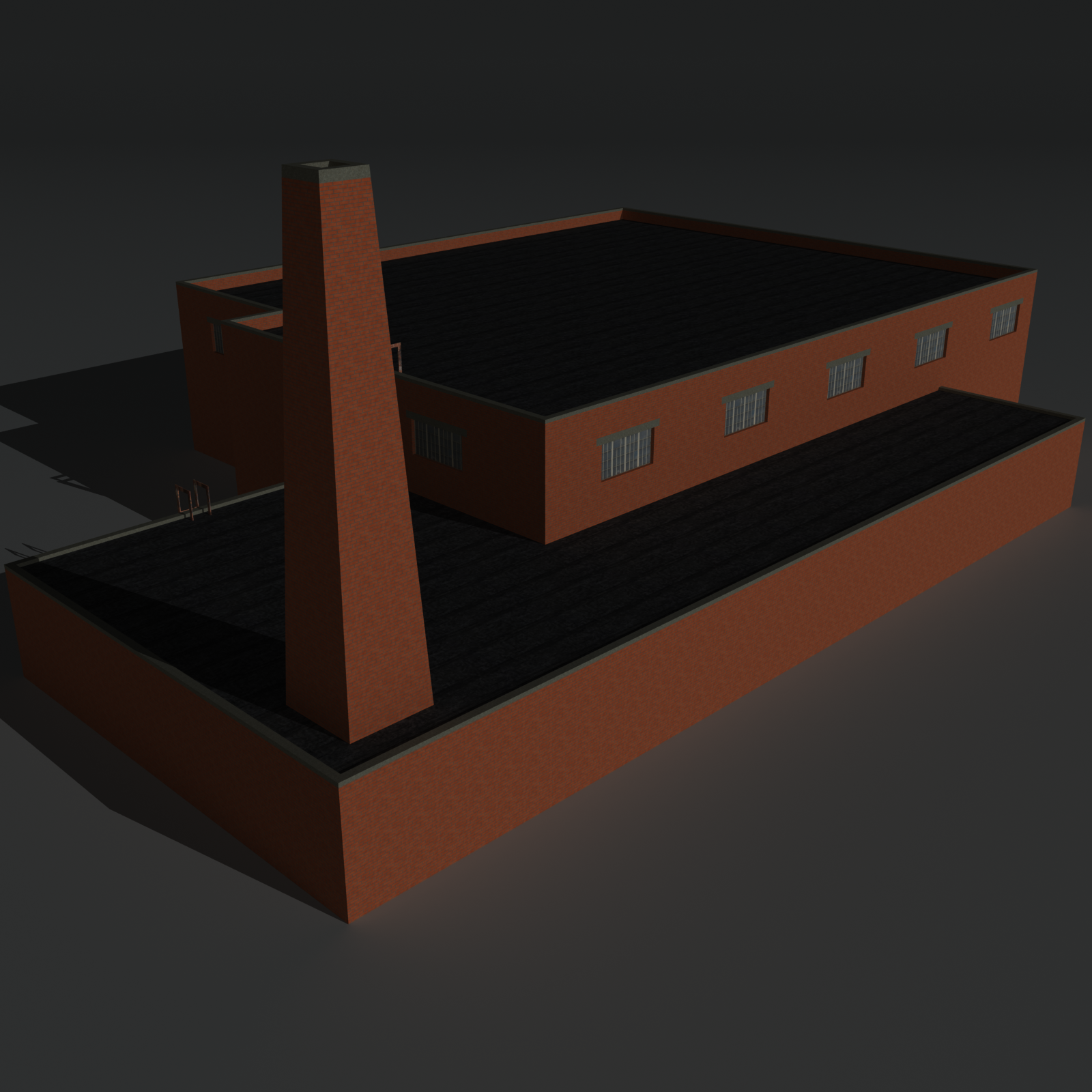 Low Poly Factory Building 34 - Extended Licence by N/A