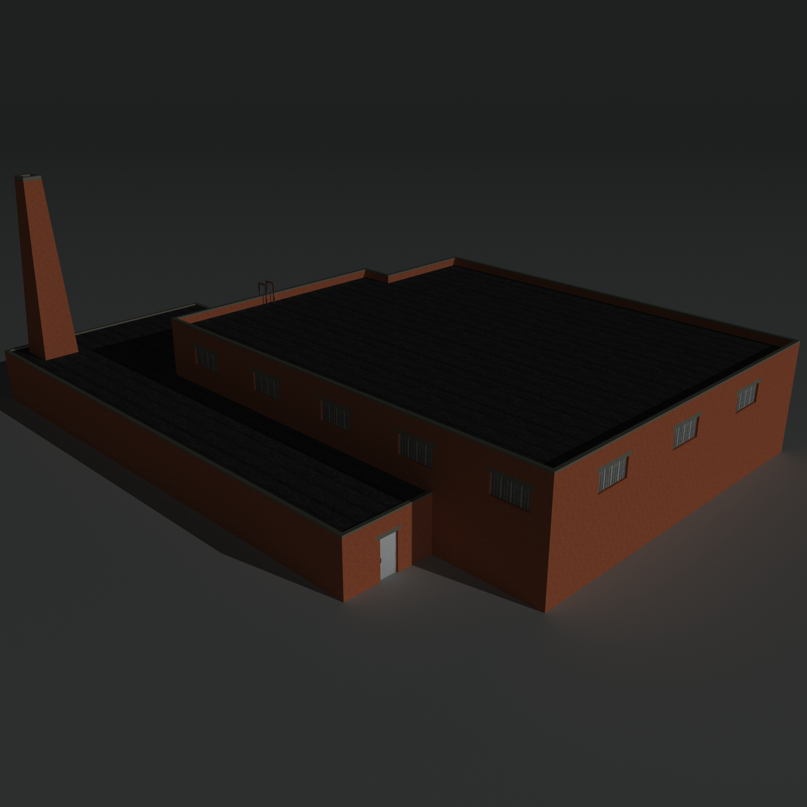 Low Poly Factory Building 34 - Extended Licence by N/A