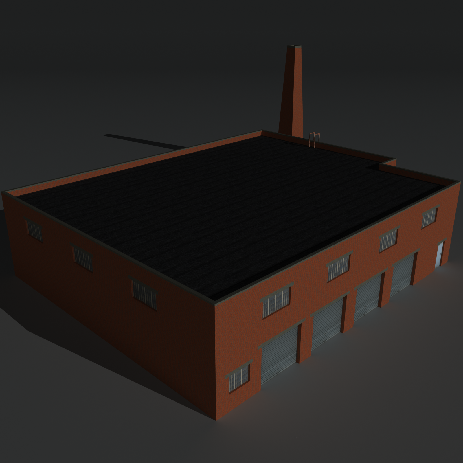 Low Poly Factory Building 34 - Extended Licence by N/A