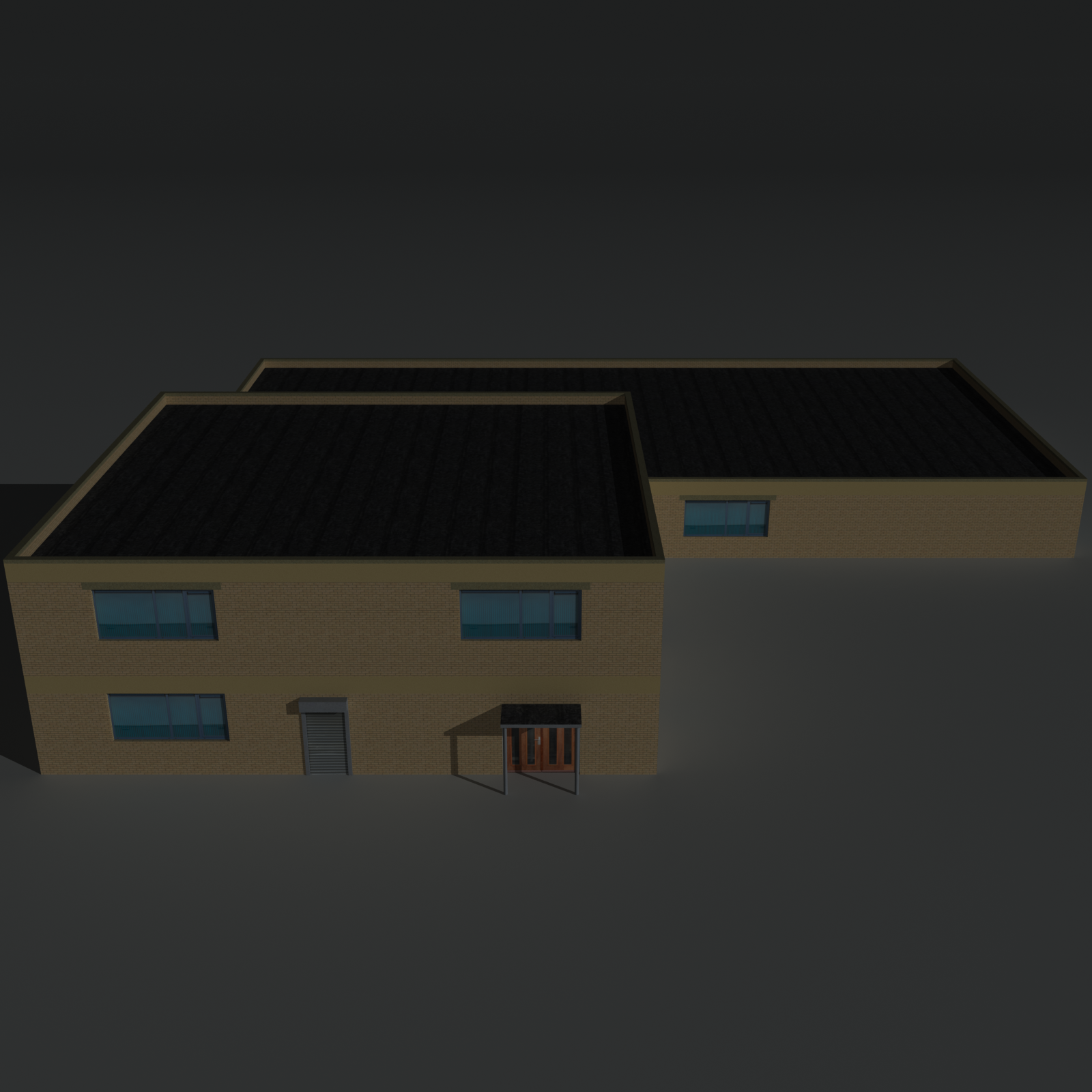 Low Poly Factory Building 36 - Extended Licence by N/A