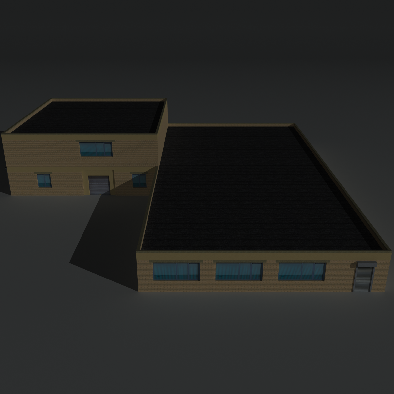 Low Poly Factory Building 36 - Extended Licence by N/A