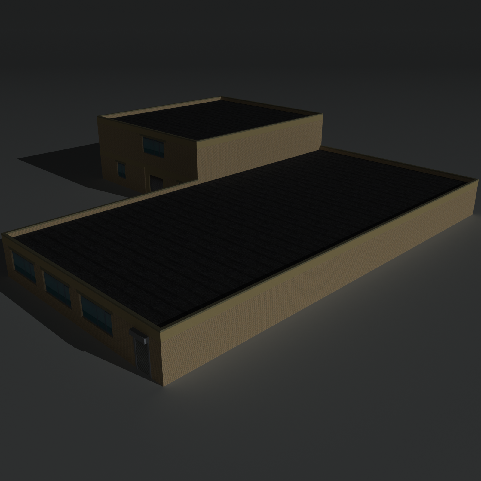 Low Poly Factory Building 36 - Extended Licence by N/A