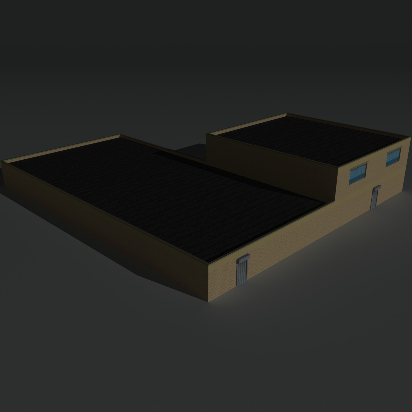 Low Poly Factory Building 36 - Extended Licence by N/A