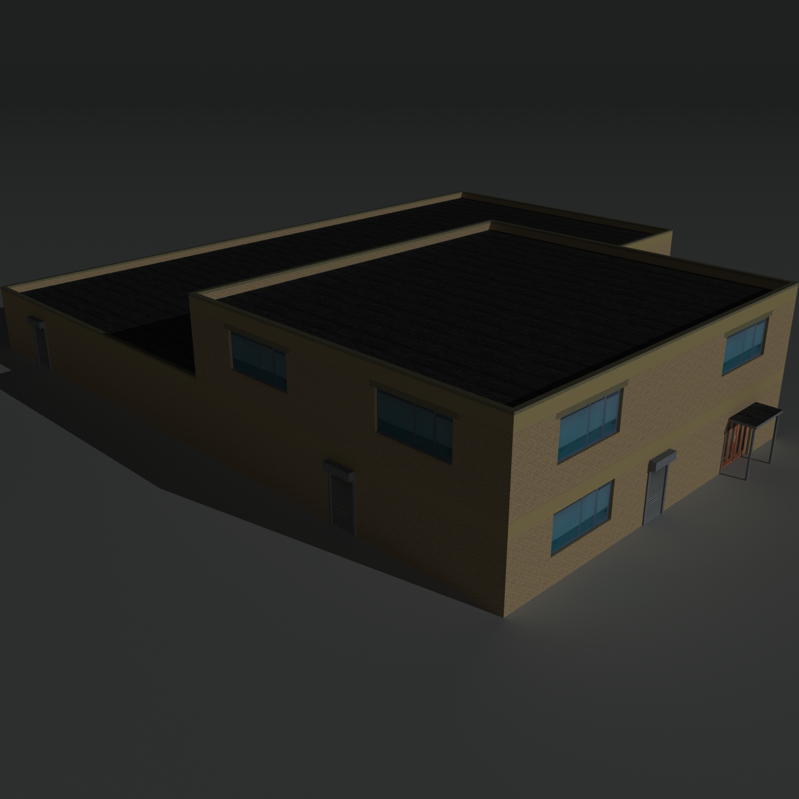 Low Poly Factory Building 36 - Extended Licence by N/A