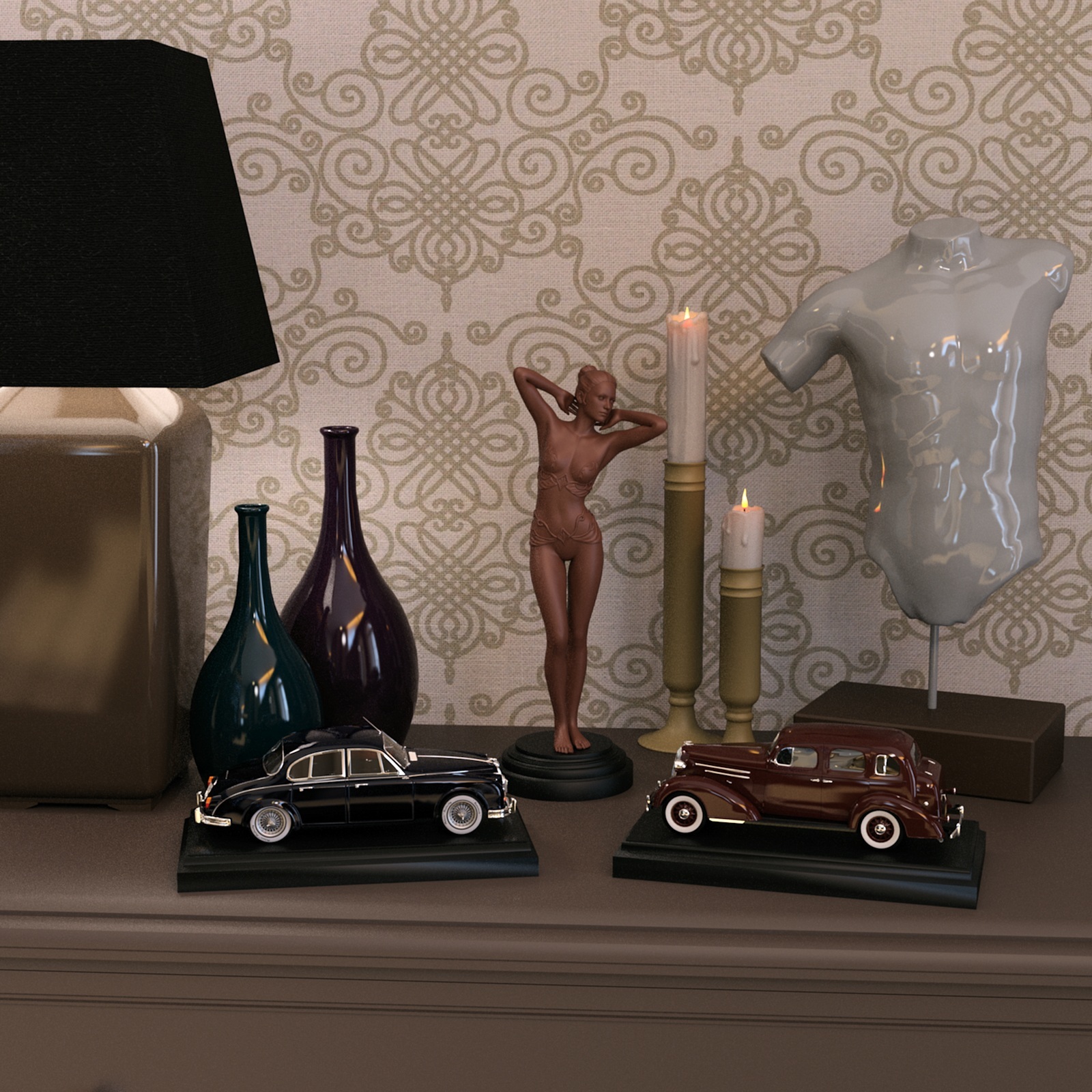 Vintage Enamel Shader Presets for Iray by N/A