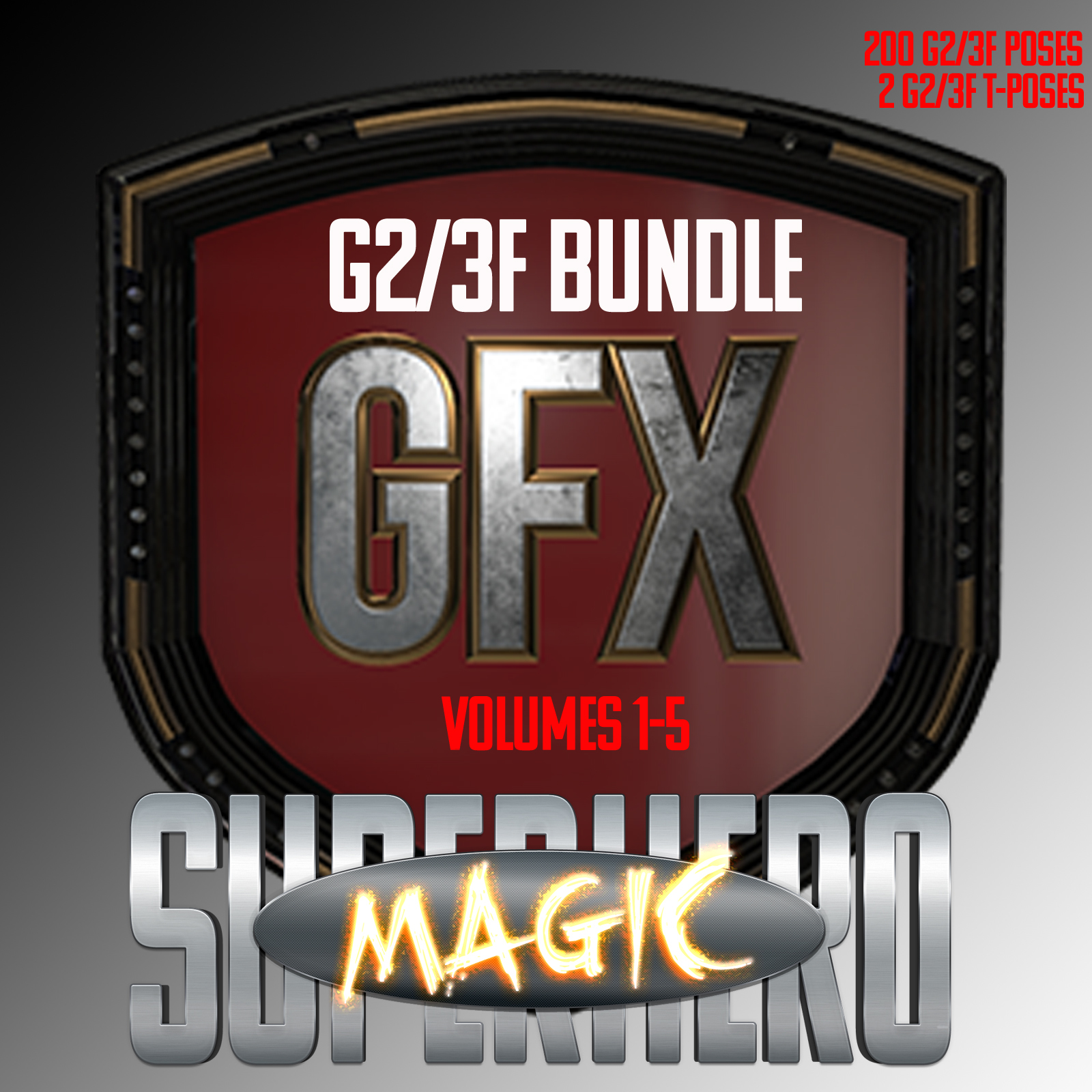 SuperHero Magic Bundle for G2F and G3F by N/A