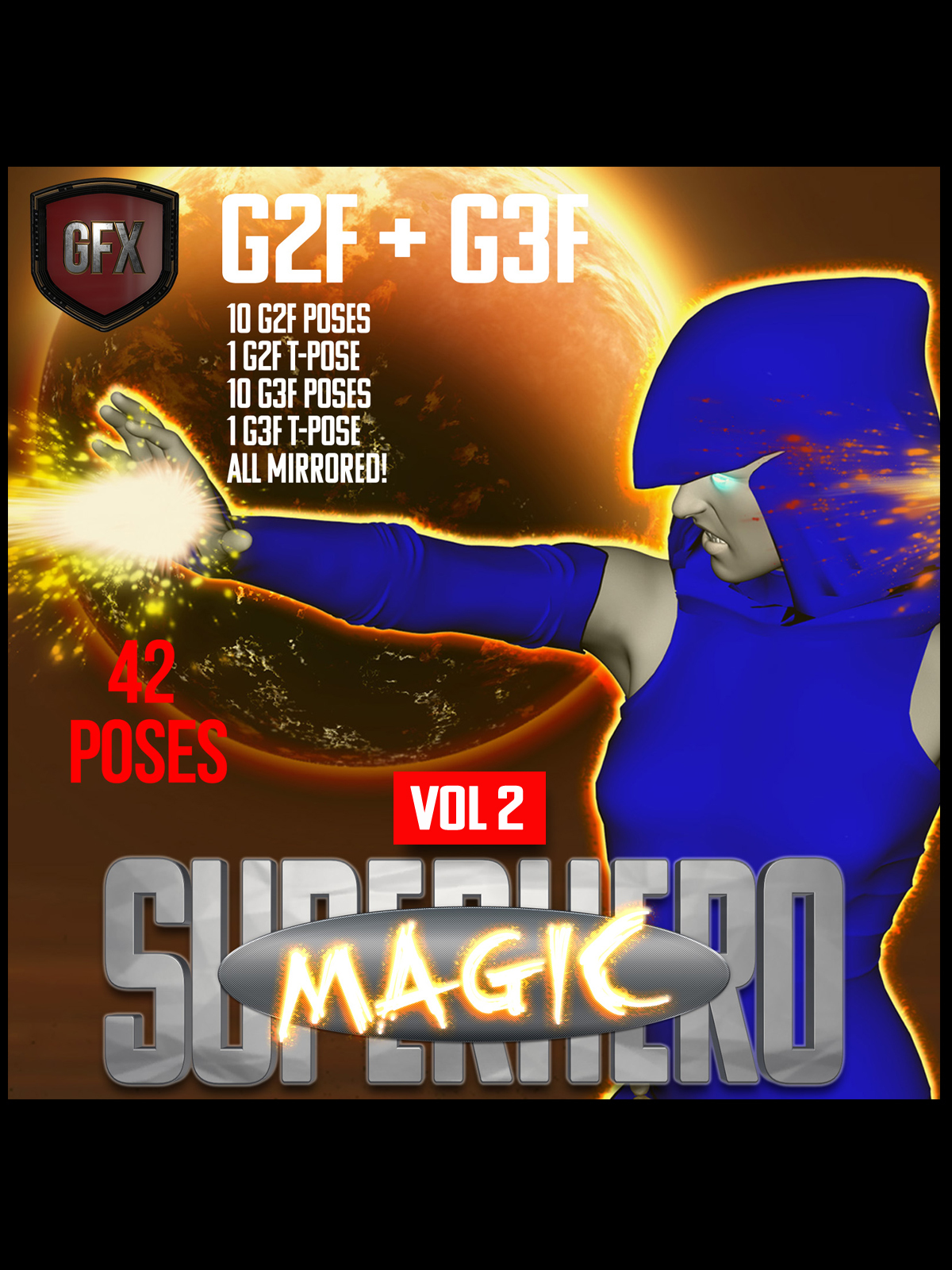 SuperHero Magic Bundle for G2F and G3F by N/A