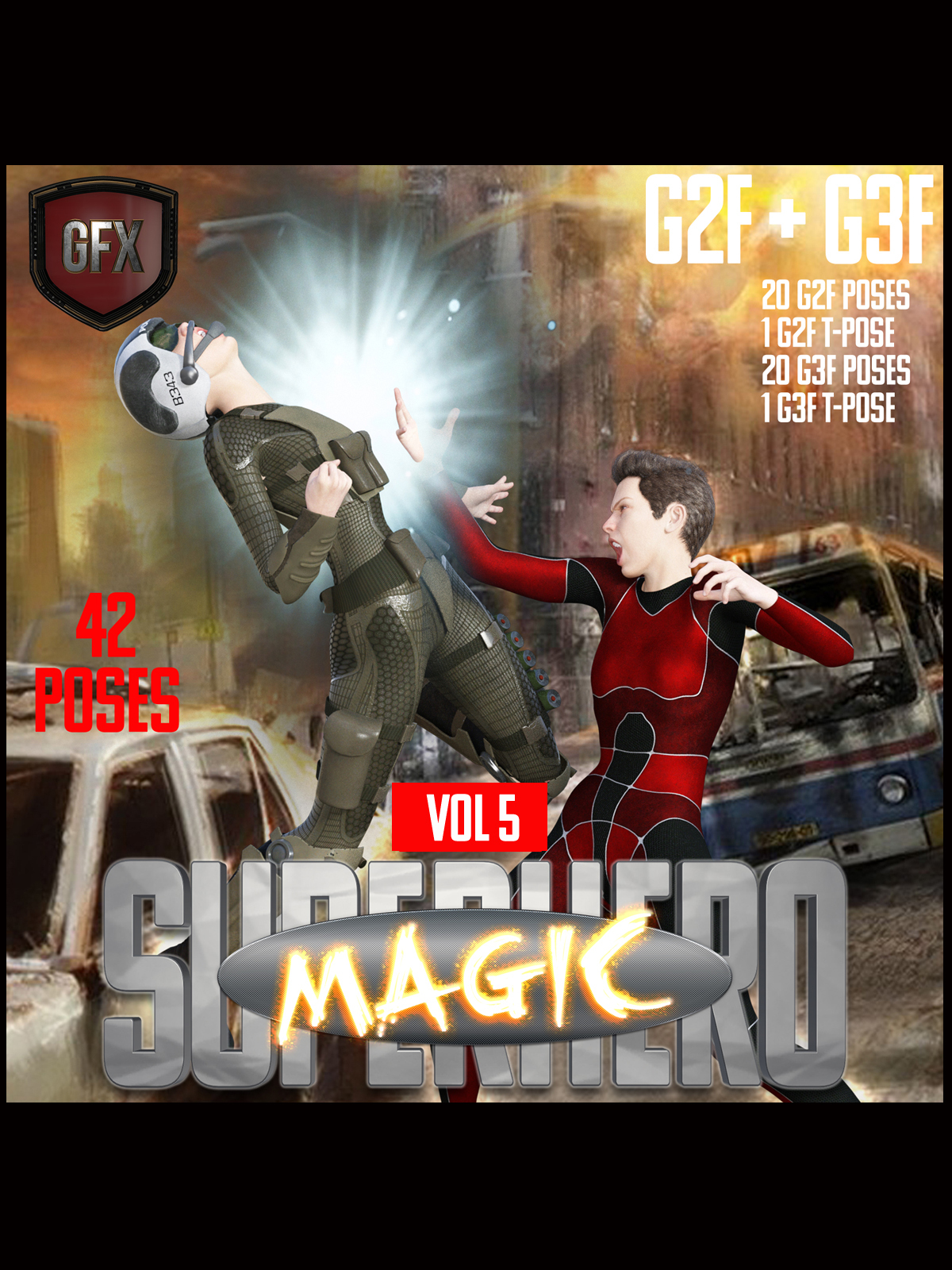 SuperHero Magic Bundle for G2F and G3F by N/A