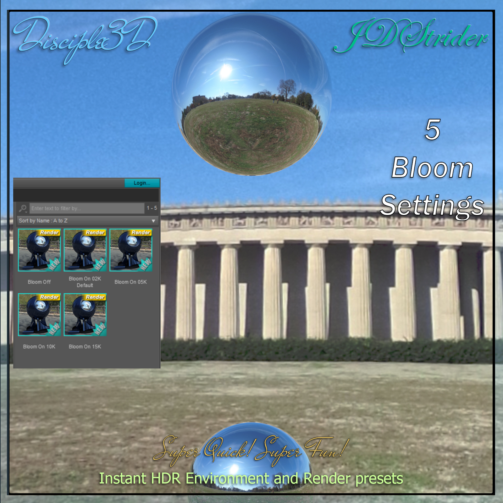 Disciple3D - The Parthenon HDRI by N/A