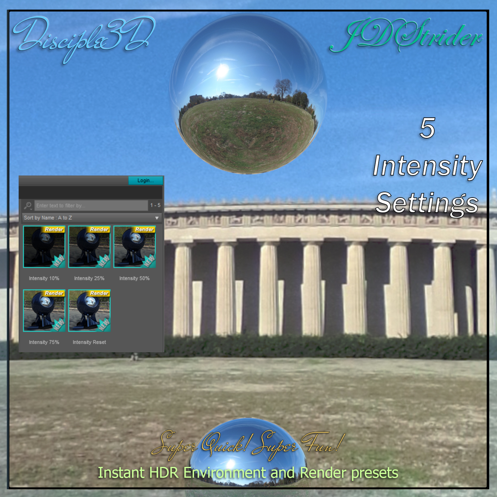 Disciple3D - The Parthenon HDRI by N/A