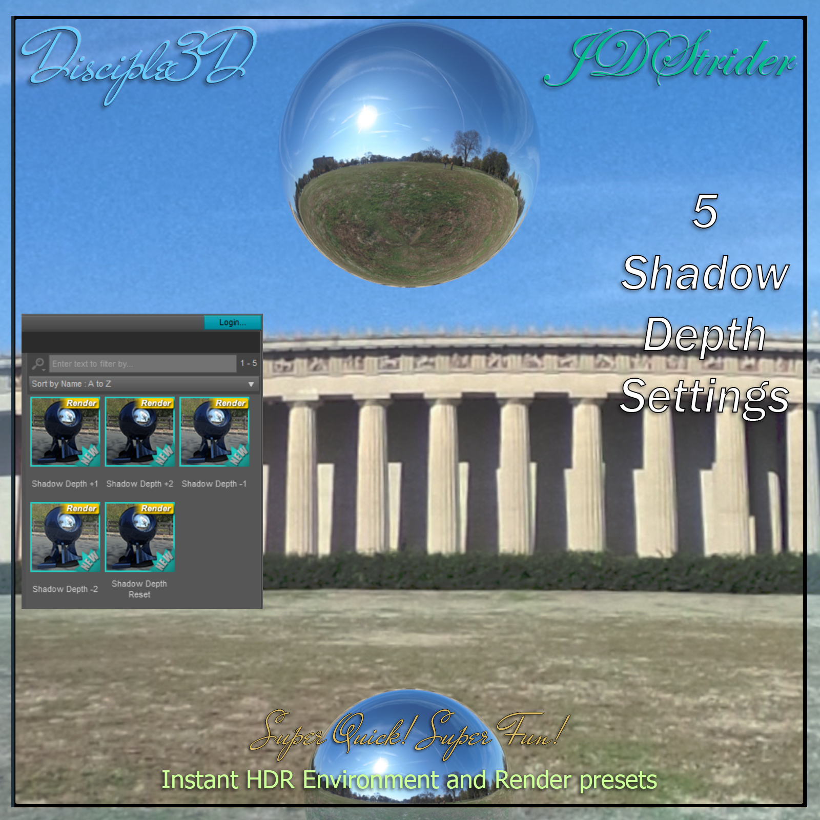 Disciple3D - The Parthenon HDRI by N/A