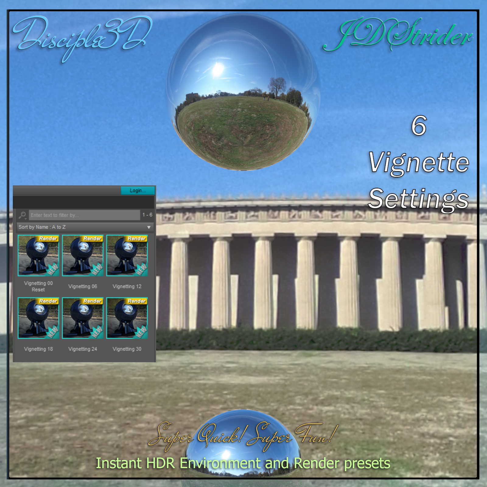 Disciple3D - The Parthenon HDRI by N/A