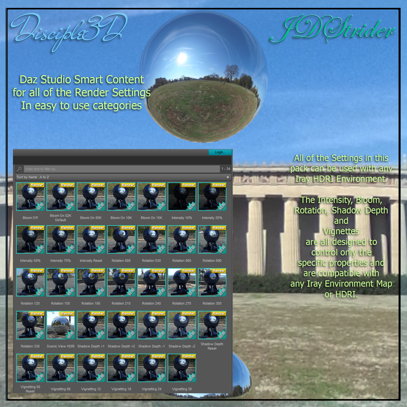 Disciple3D - The Parthenon HDRI by N/A