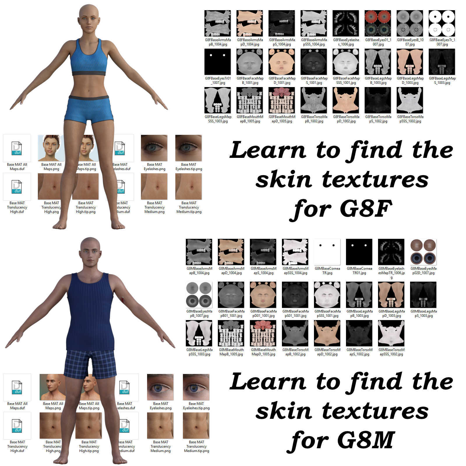 TATS Made Simple, Genesis 8 Figures Get Inked - G8F, G8M, Characters by N/A