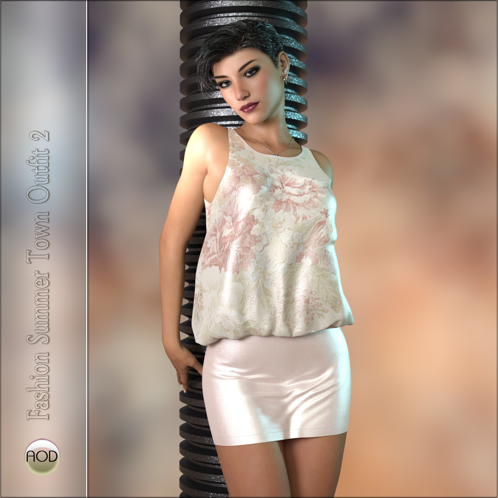 Fashion: Summer Town Outfit G3G8 by N/A