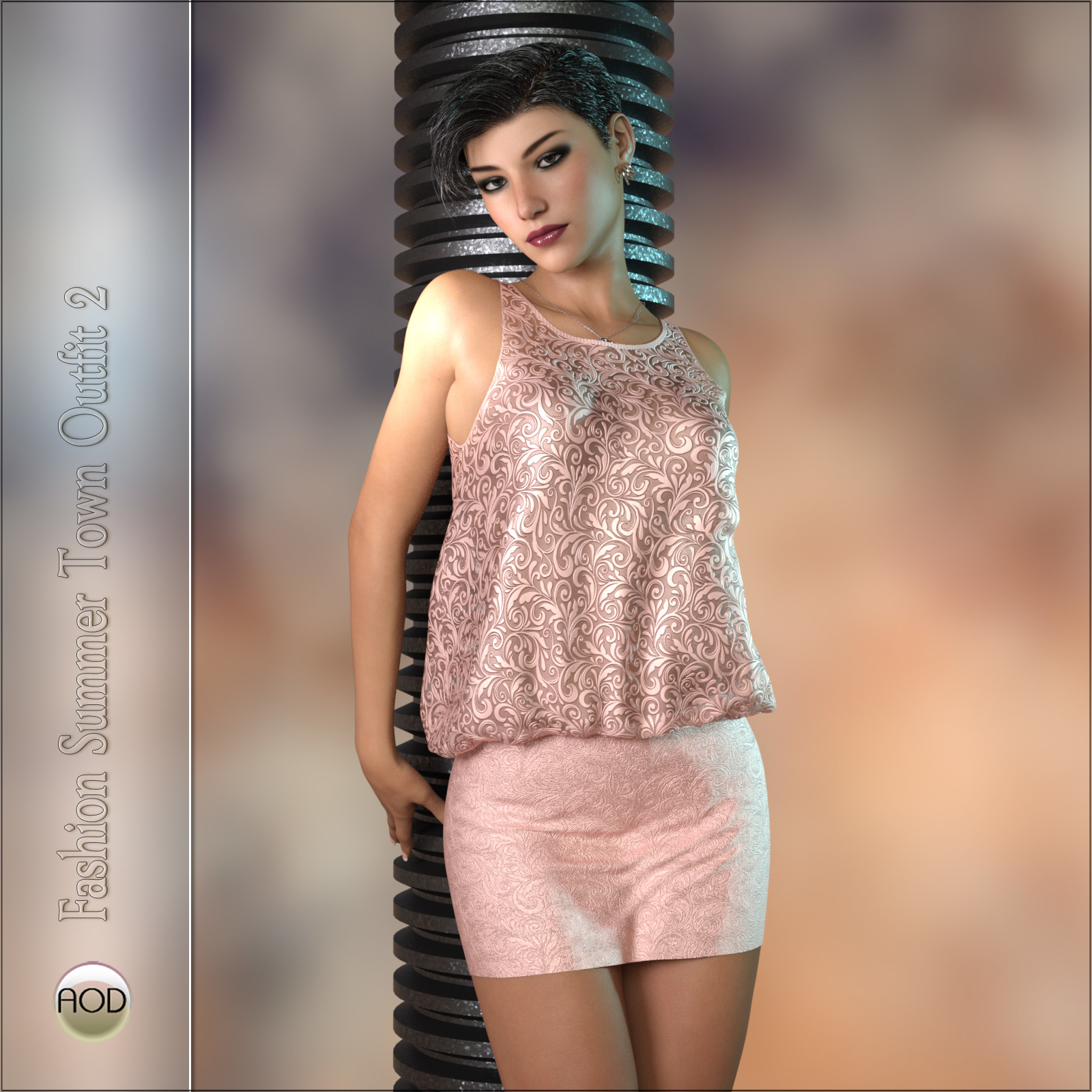Fashion: Summer Town Outfit G3G8 by N/A