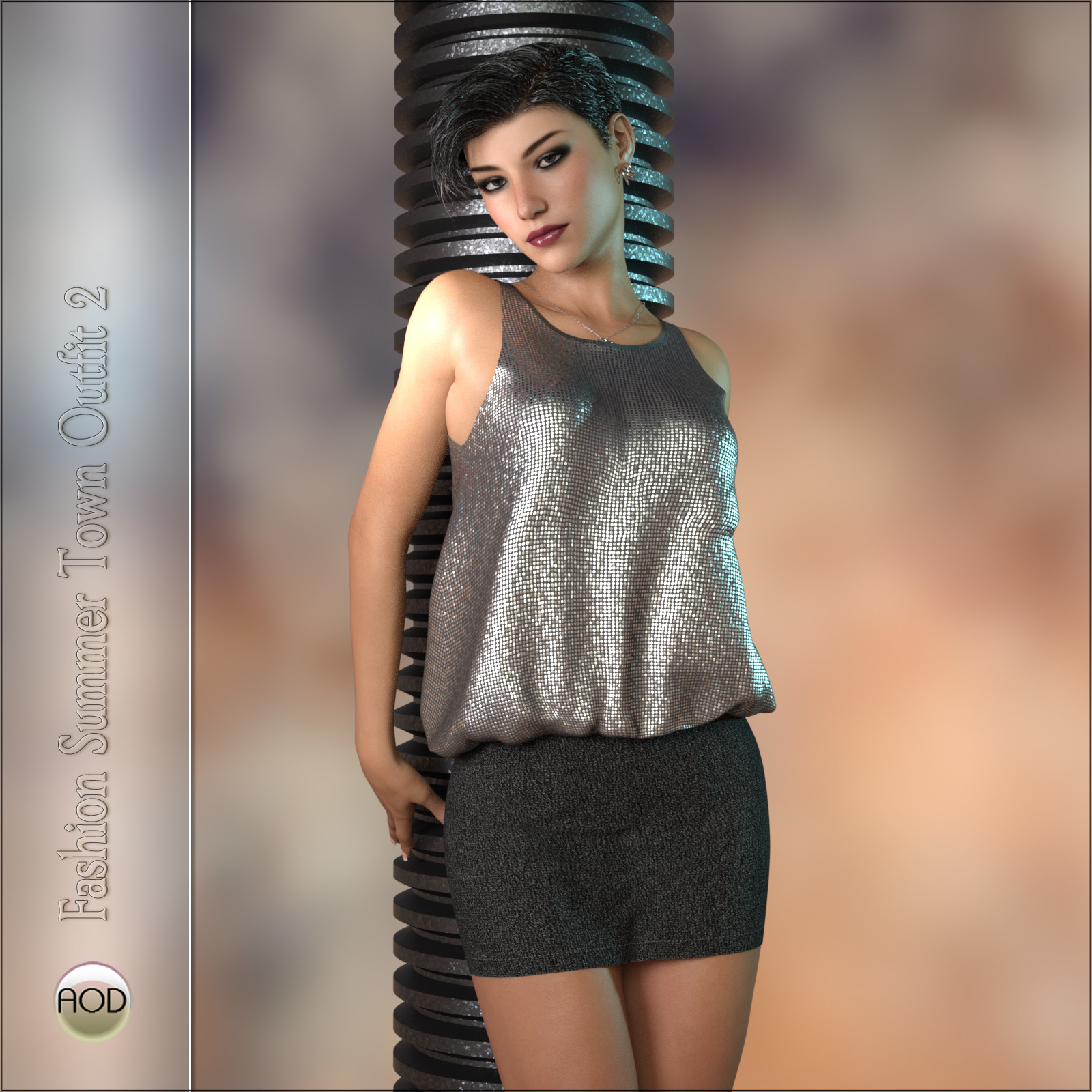 Fashion: Summer Town Outfit G3G8 by N/A