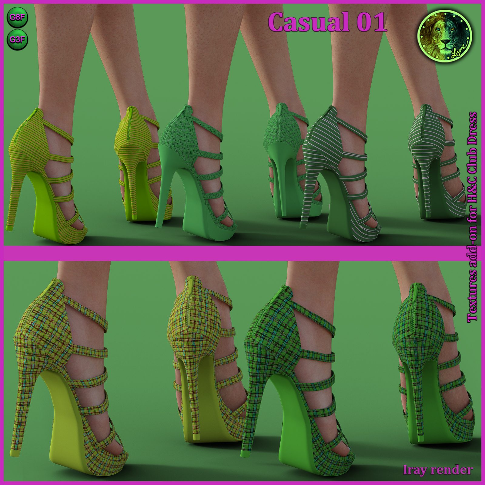 Casual 01 for H and C Club Dress for G8F and G3F by N/A