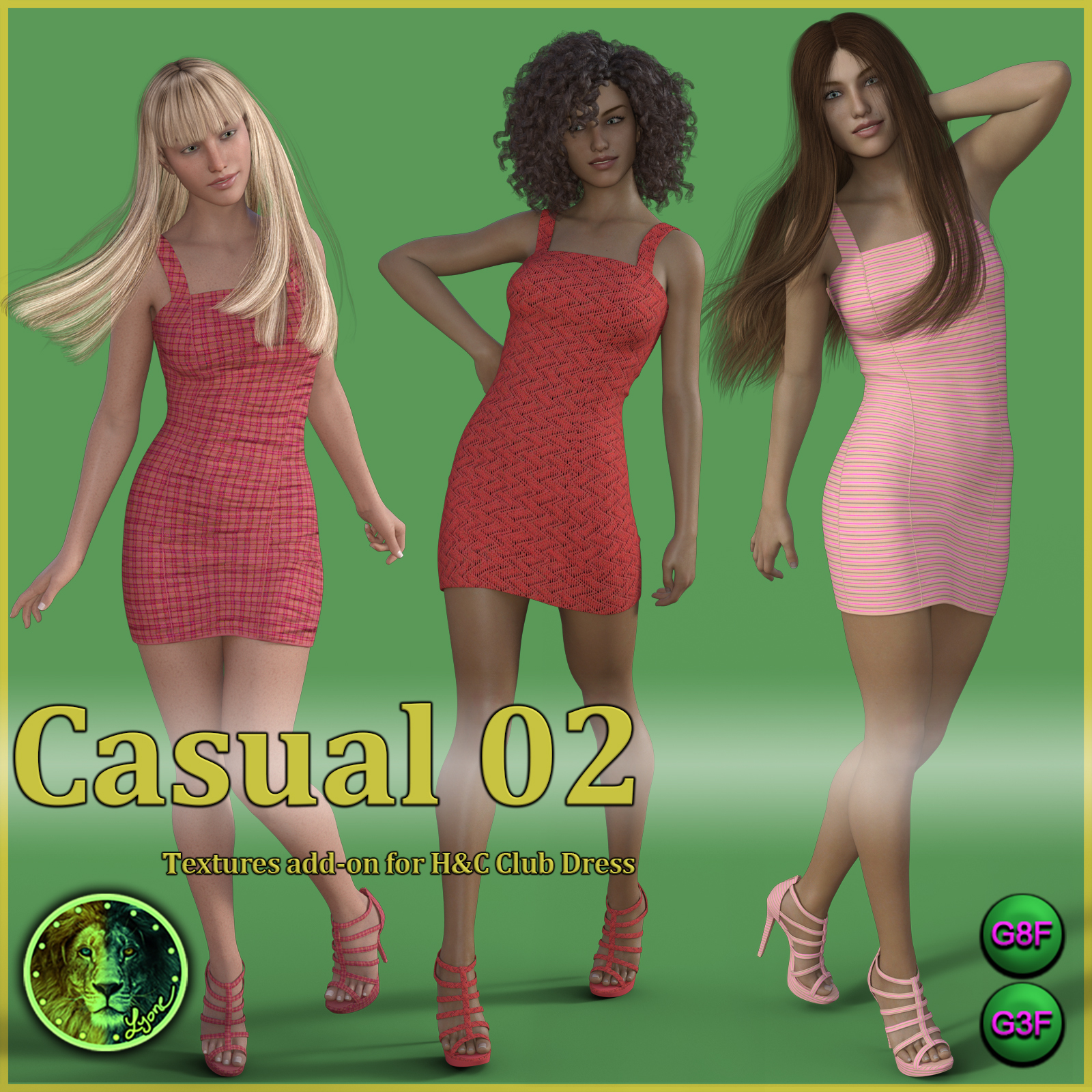 Casual 02 for H and C Club Dress for G8F and G3F by N/A