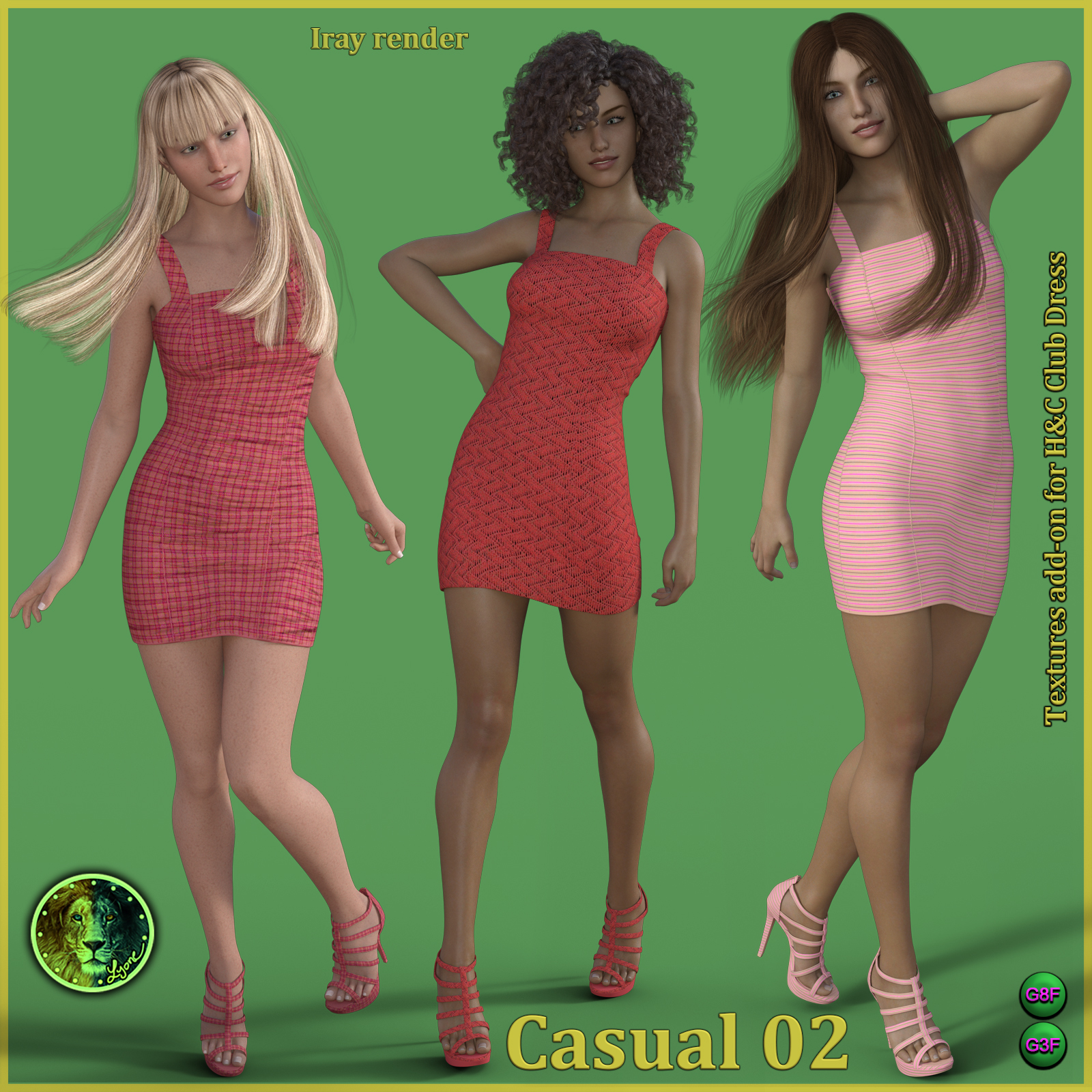 Casual 02 for H and C Club Dress for G8F and G3F by N/A