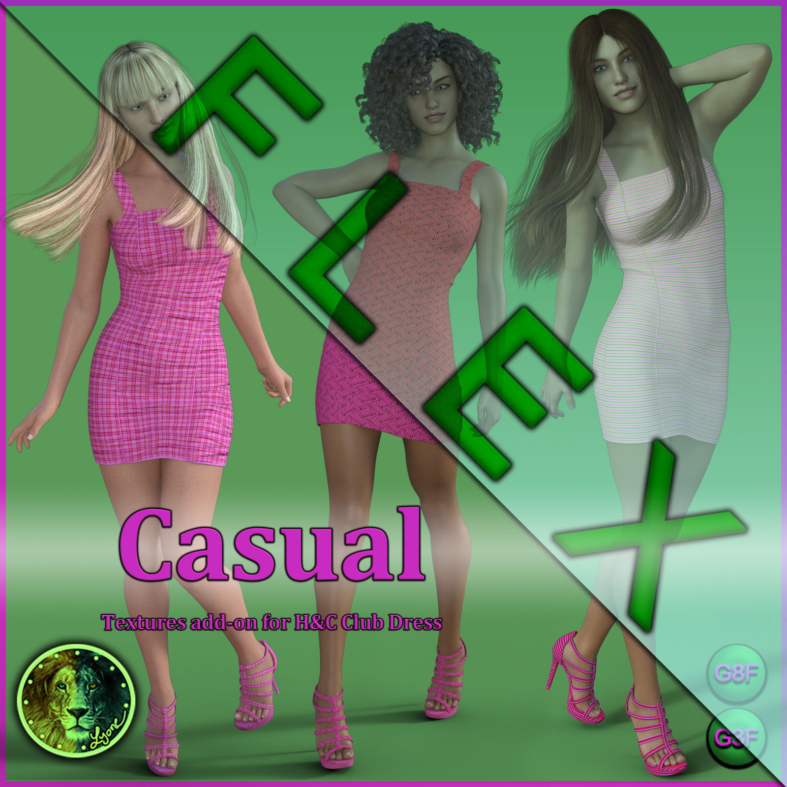 FLEX Casual for H and C Club Dress for G8F and G3F by N/A