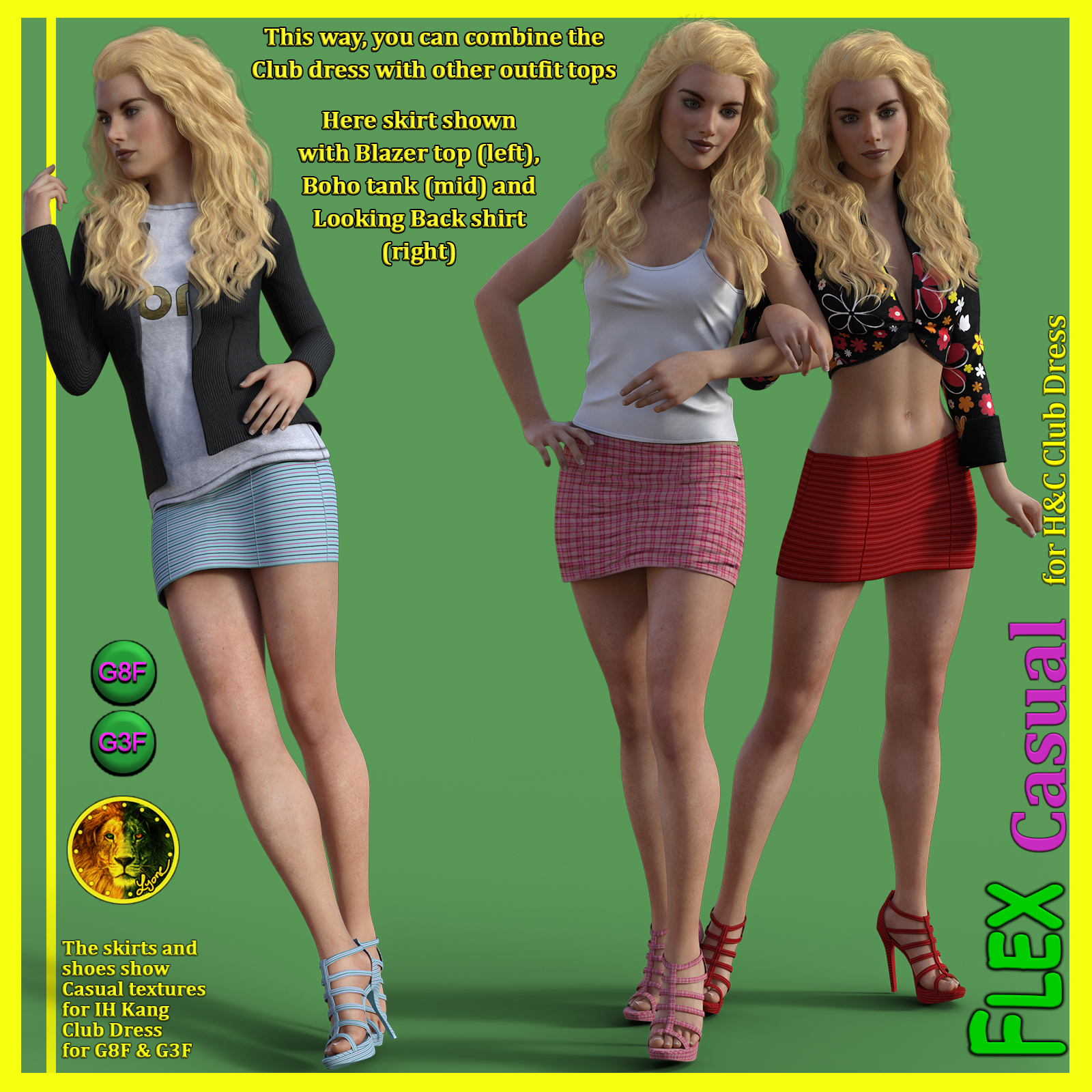 FLEX Casual for H and C Club Dress for G8F and G3F by N/A