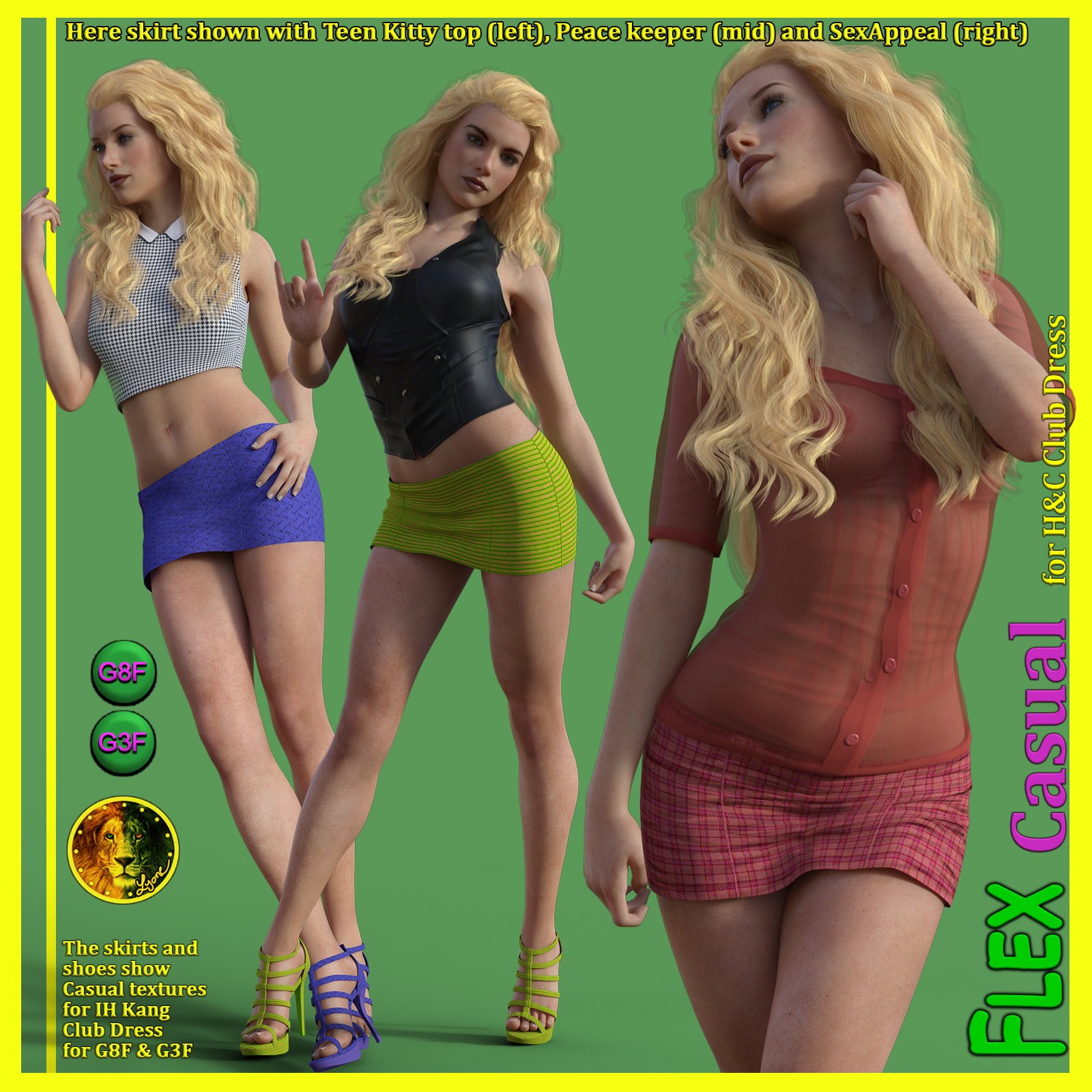 FLEX Casual for H and C Club Dress for G8F and G3F by N/A