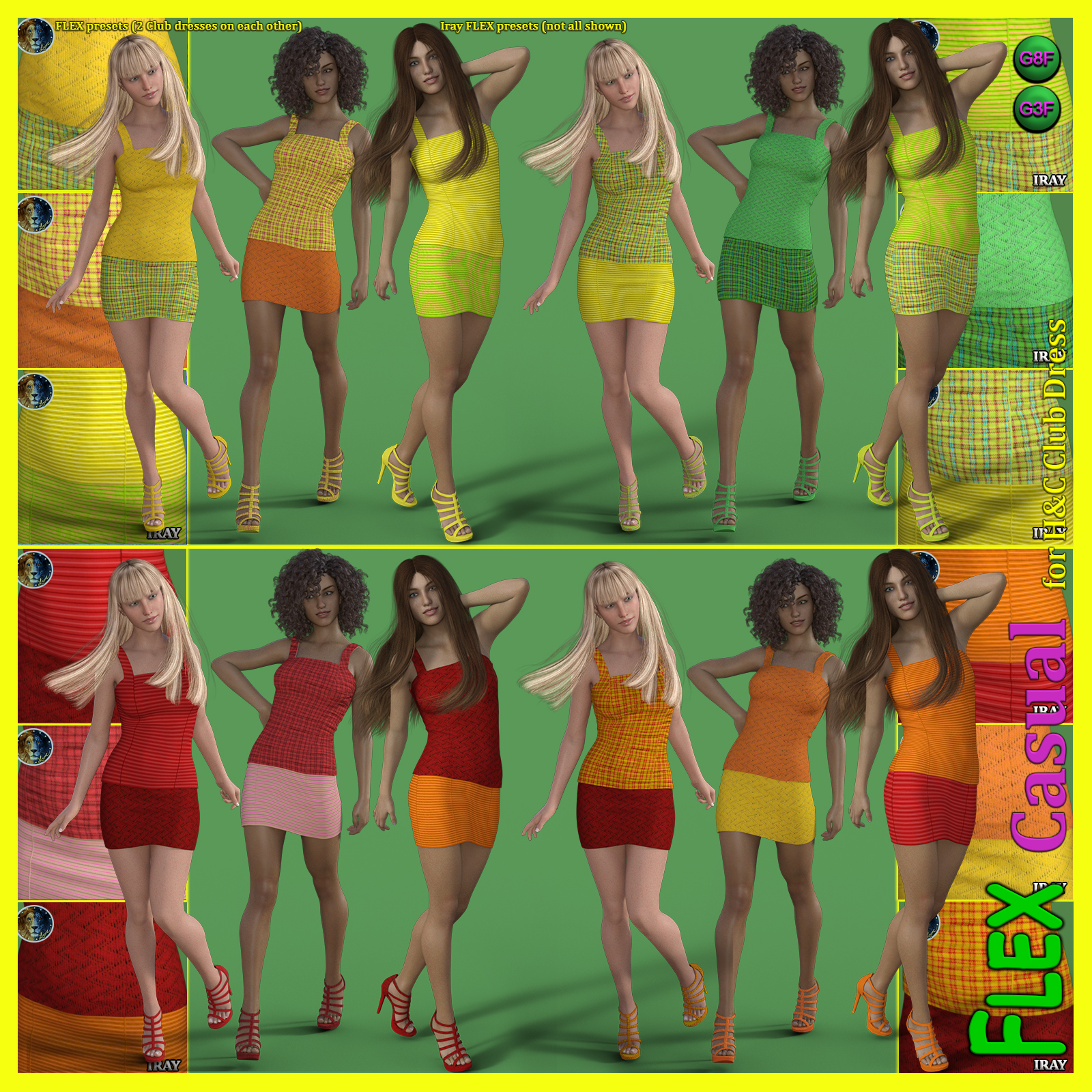 FLEX Casual for H and C Club Dress for G8F and G3F by N/A