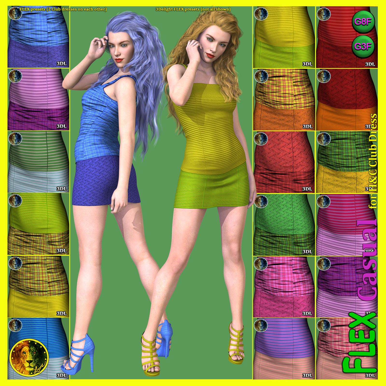 FLEX Casual for H and C Club Dress for G8F and G3F by N/A