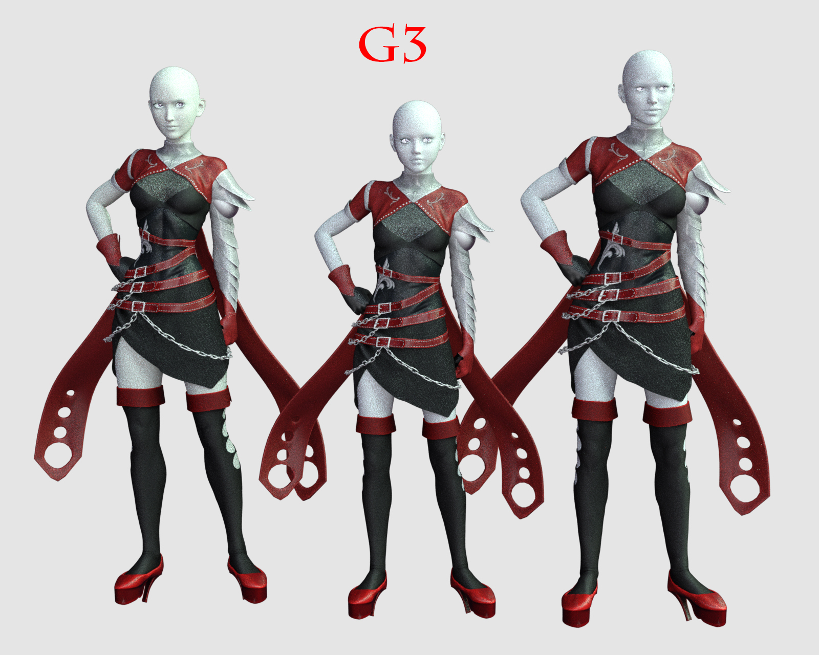 Kaiya outfit for g3f g8f by N/A
