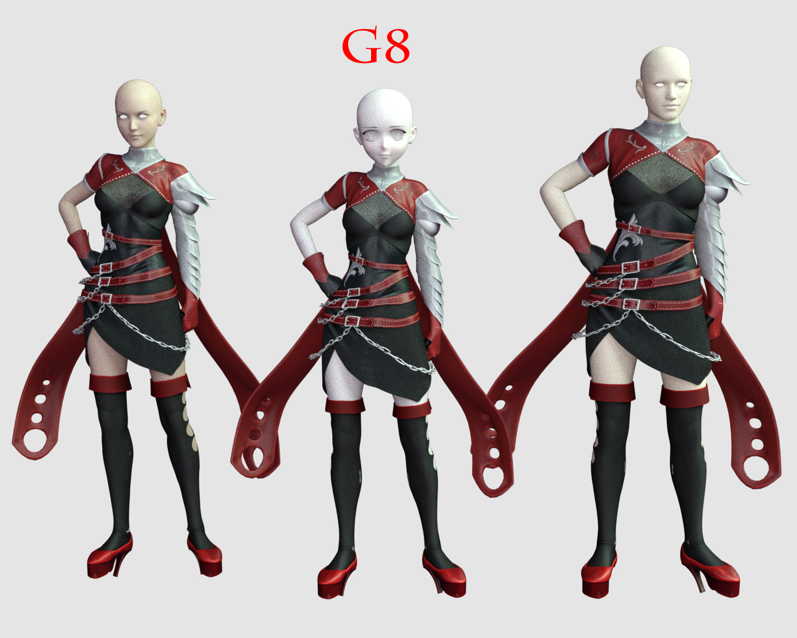Kaiya outfit for g3f g8f by N/A