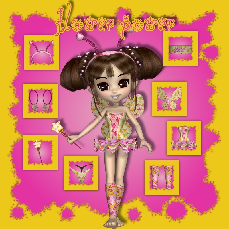 5 Textures for Cookie's Nymph Dream by N/A