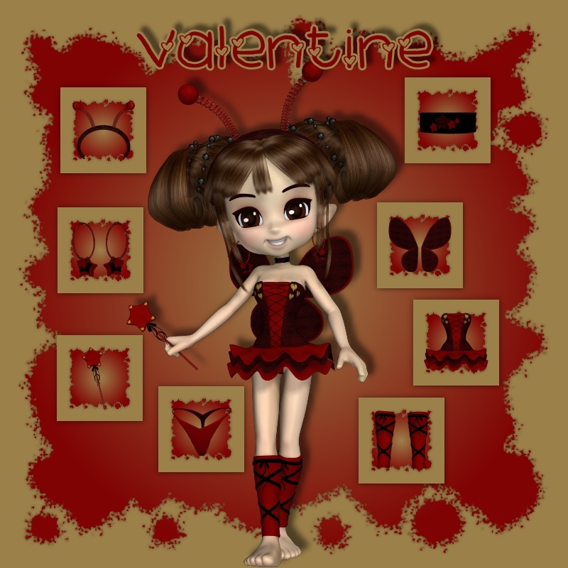 5 Textures for Cookie's Nymph Dream by N/A