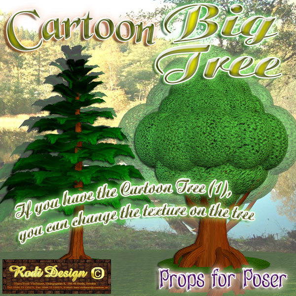 Cartoon Big Tree by N/A
