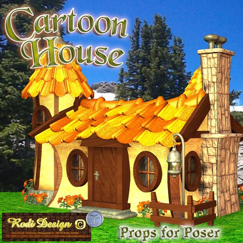 Cartoon House by N/A