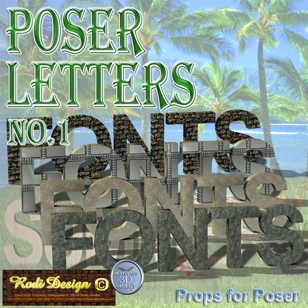 Letters for Poser by N/A