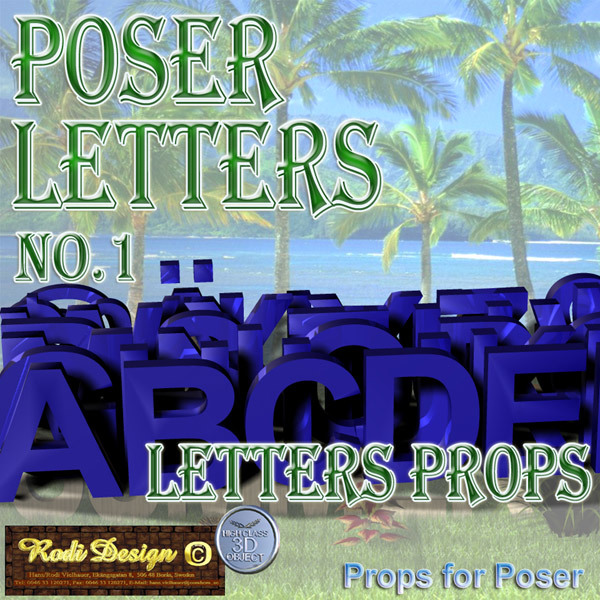 Letters for Poser by N/A
